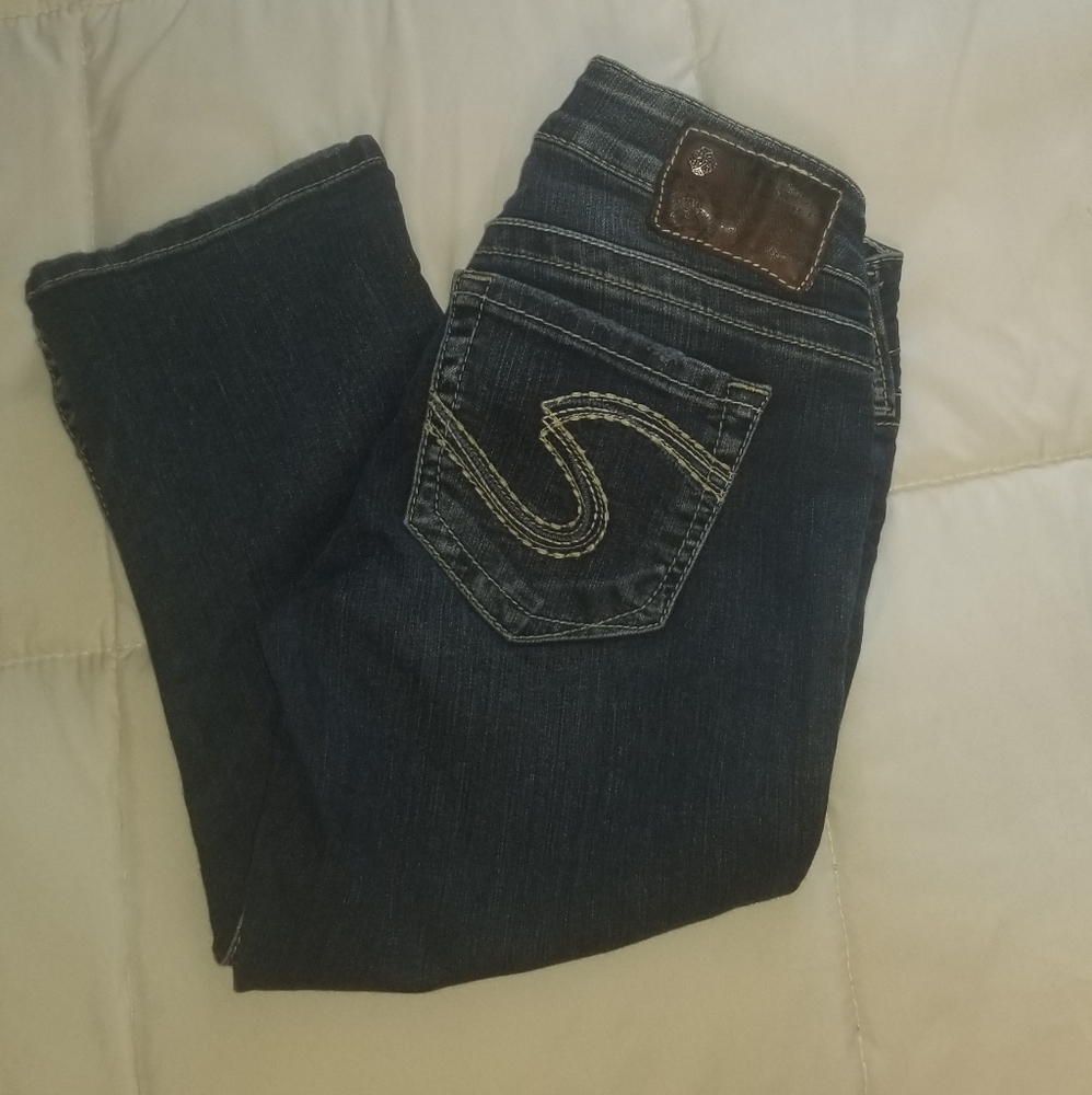 Silver capris